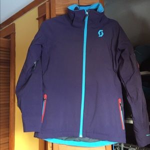 Ski Jacket— Scott Brand, Plum, Size XS